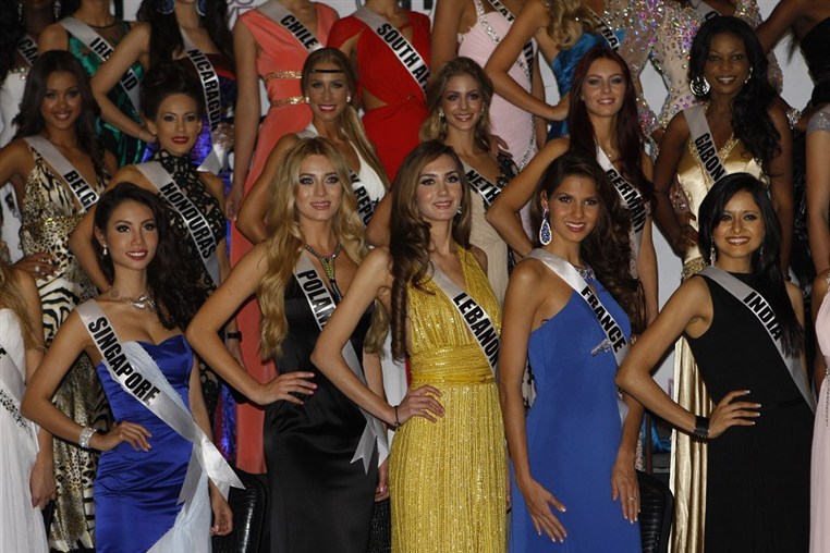 Miss Lebanon 2012 at Las Vegas
